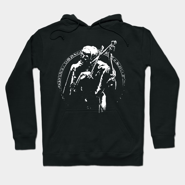 Death as a Musician Hoodie by ChatNoir01